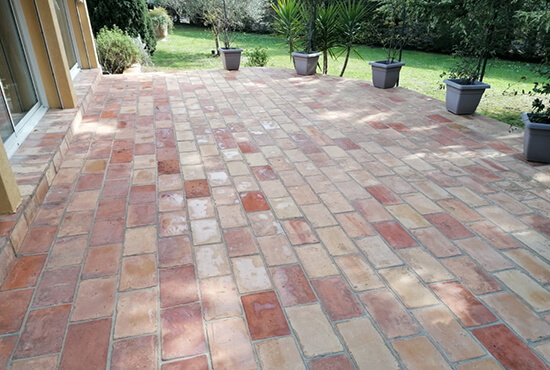 Terrasse après nettoyage